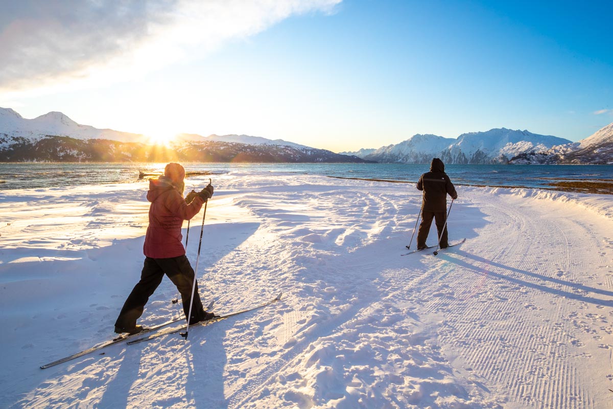 Cross Country Skiing in Valdez, Alaska