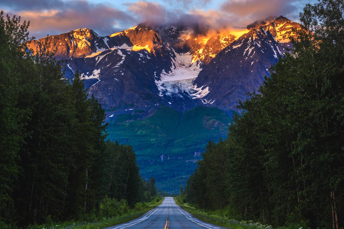 Drive in Valdez, Alaska